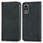 Leather Case Stands Flip Cover Holder S04D for Xiaomi Civi 5G Black