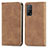 Leather Case Stands Flip Cover Holder S04D for Xiaomi Mi 10T 5G