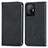 Leather Case Stands Flip Cover Holder S04D for Xiaomi Mi 11T Pro 5G Black