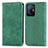 Leather Case Stands Flip Cover Holder S04D for Xiaomi Mi 11T Pro 5G Green