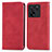 Leather Case Stands Flip Cover Holder S04D for Xiaomi Mi 13T Pro 5G Red