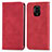 Leather Case Stands Flip Cover Holder S04D for Xiaomi Poco M2 Pro Red