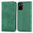 Leather Case Stands Flip Cover Holder S04D for Xiaomi Poco M5S Green