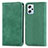 Leather Case Stands Flip Cover Holder S04D for Xiaomi Poco X4 GT 5G Green