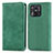 Leather Case Stands Flip Cover Holder S04D for Xiaomi Redmi 10 Power Green
