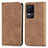 Leather Case Stands Flip Cover Holder S04D for Xiaomi Redmi K50 5G