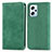 Leather Case Stands Flip Cover Holder S04D for Xiaomi Redmi K50i 5G Green