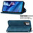 Leather Case Stands Flip Cover Holder S04D for Xiaomi Redmi Note 10 5G