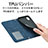 Leather Case Stands Flip Cover Holder S04D for Xiaomi Redmi Note 10 JE 5G