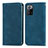 Leather Case Stands Flip Cover Holder S04D for Xiaomi Redmi Note 10 Pro 5G Blue