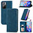 Leather Case Stands Flip Cover Holder S04D for Xiaomi Redmi Note 11 5G