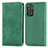 Leather Case Stands Flip Cover Holder S04D for Xiaomi Redmi Note 11 Pro 4G Green