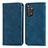 Leather Case Stands Flip Cover Holder S04D for Xiaomi Redmi Note 11 Pro 5G Blue