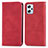 Leather Case Stands Flip Cover Holder S04D for Xiaomi Redmi Note 11 Pro+ Plus 5G Red