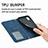 Leather Case Stands Flip Cover Holder S04D for Xiaomi Redmi Note 11 SE India 4G