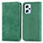 Leather Case Stands Flip Cover Holder S04D for Xiaomi Redmi Note 11T Pro+ Plus 5G Green