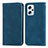 Leather Case Stands Flip Cover Holder S04D for Xiaomi Redmi Note 12T Pro 5G Blue