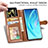 Leather Case Stands Flip Cover Holder S05D for Huawei Honor 60 5G