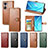 Leather Case Stands Flip Cover Holder S05D for Huawei Honor 60 Pro 5G