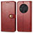 Leather Case Stands Flip Cover Holder S05D for Huawei Honor Magic3 5G Red