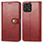 Leather Case Stands Flip Cover Holder S05D for Huawei Honor X30i Red