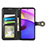 Leather Case Stands Flip Cover Holder S05D for Motorola Moto E40