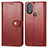 Leather Case Stands Flip Cover Holder S05D for Motorola Moto G Power (2022)