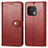 Leather Case Stands Flip Cover Holder S05D for OnePlus 10 Pro 5G Red