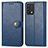 Leather Case Stands Flip Cover Holder S05D for Realme GT Master 5G Blue