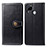 Leather Case Stands Flip Cover Holder S05D for Realme Narzo 30A Black