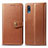 Leather Case Stands Flip Cover Holder S05D for Samsung Galaxy A02