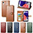 Leather Case Stands Flip Cover Holder S05D for Samsung Galaxy A22 5G SC-56B