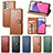 Leather Case Stands Flip Cover Holder S05D for Samsung Galaxy A33 5G