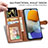 Leather Case Stands Flip Cover Holder S05D for Samsung Galaxy F23 5G