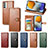 Leather Case Stands Flip Cover Holder S05D for Samsung Galaxy F23 5G