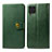 Leather Case Stands Flip Cover Holder S05D for Samsung Galaxy F62 5G Green