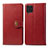 Leather Case Stands Flip Cover Holder S05D for Samsung Galaxy F62 5G Red