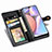 Leather Case Stands Flip Cover Holder S05D for Samsung Galaxy M01s