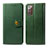 Leather Case Stands Flip Cover Holder S05D for Samsung Galaxy Note 20 5G Green