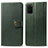 Leather Case Stands Flip Cover Holder S05D for Samsung Galaxy S20 Plus 5G Green