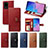 Leather Case Stands Flip Cover Holder S05D for Samsung Galaxy S20 Ultra 5G