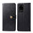 Leather Case Stands Flip Cover Holder S05D for Samsung Galaxy S20 Ultra 5G Black