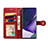 Leather Case Stands Flip Cover Holder S05D for Samsung Galaxy S21 Ultra 5G