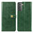 Leather Case Stands Flip Cover Holder S05D for Samsung Galaxy S22 Plus 5G Green