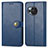 Leather Case Stands Flip Cover Holder S05D for Sharp Aquos R8 Blue