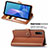 Leather Case Stands Flip Cover Holder S05D for Sony Xperia 10 III