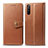 Leather Case Stands Flip Cover Holder S05D for Sony Xperia 10 III Lite