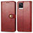 Leather Case Stands Flip Cover Holder S05D for Vivo V20 (2021) Red