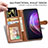 Leather Case Stands Flip Cover Holder S05D for Vivo V21 5G