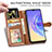 Leather Case Stands Flip Cover Holder S05D for Vivo V21e 5G